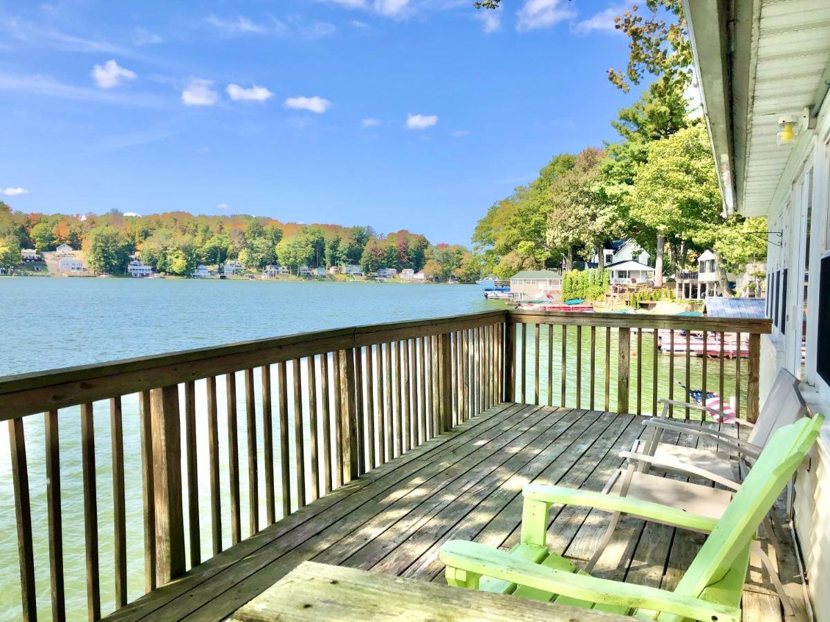 Lake Front Home Near Peek'N Peak フィンドリーレイク エクステリア 写真